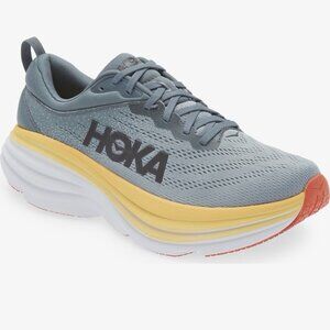 HOKA Bondi 8 Men's Sizes  Running Sneakers Blue Comfort Shoes 1123202 GBMS NBY